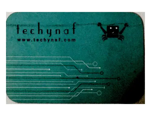 Techynaf ID back